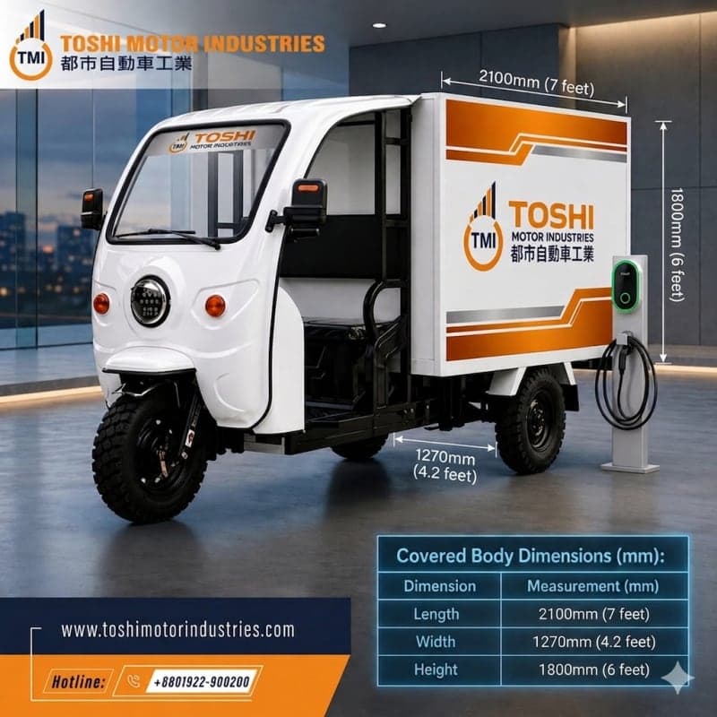 ELECTRIC MINI COVERED VAN-TMI